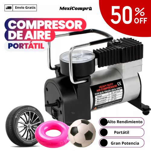 COMPRESOR DE AIRE PORTATIL PREMIUM®