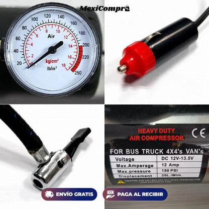 COMPRESOR DE AIRE PORTATIL PREMIUM®