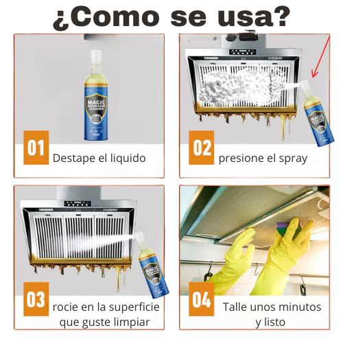 LIMPIADOR LIQUIDO ANTIGRASA  MULTIUSOS ULTRA POTENTE 🔥DESCUENTO 60%🔥