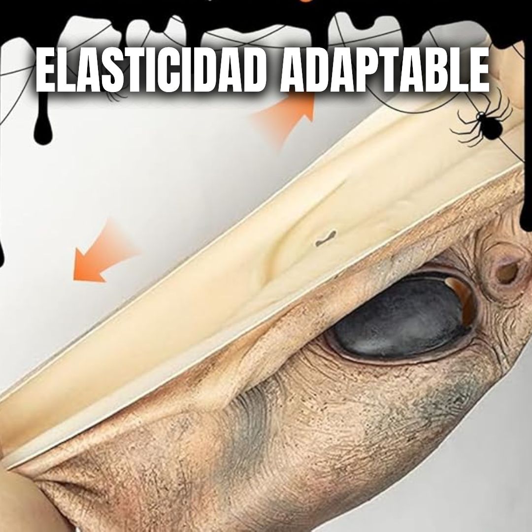 Máscara Extraterrestre de Látex Para Halloween Con 60% Descuento🔥