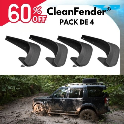 Pack de 4 Guardabarros universal para coche CleanFender® Con 60% Descuento🔥