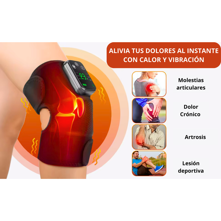 Masajeador de RodillaTérmico Start® | Descansa y Alivia el Dolor Rápidamente Con 60% Descuento🔥