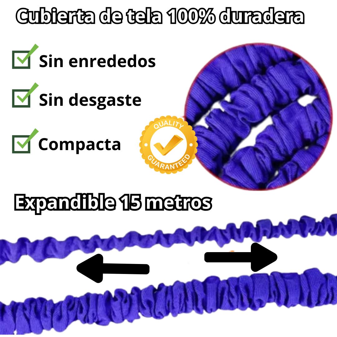 MANGUERA ANTI ENREDOS MULTIFUNCIONAL WATTERMAX ® 7 MODOS DE USO🔥OLVÍDATE DE LAS MANGUERAS PESADAS Y FRAGILES🔥