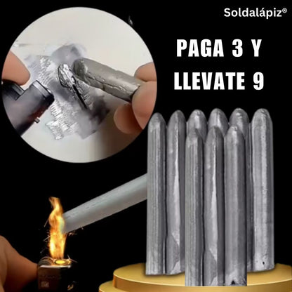 LÁPIZ DE SOLDADURA PARA REPARACIÓN UNIVERSAL Soldalápiz® Con 60% Descuento🔥
