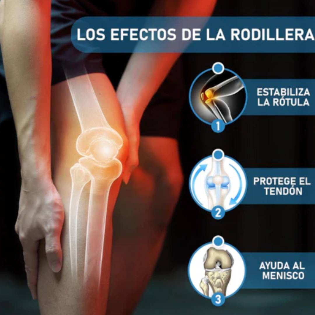 2X1 RODILLERA LARGA ELÁSTICA DE COMPRESIÓN +🎁 PARCHES PARA RODILLAS ANTIINFLAMATORIO DE REGALO🎁