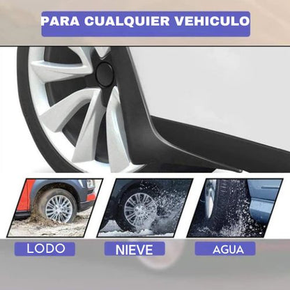 Pack de 4 Guardabarros universal para coche CleanFender® Con 60% Descuento🔥