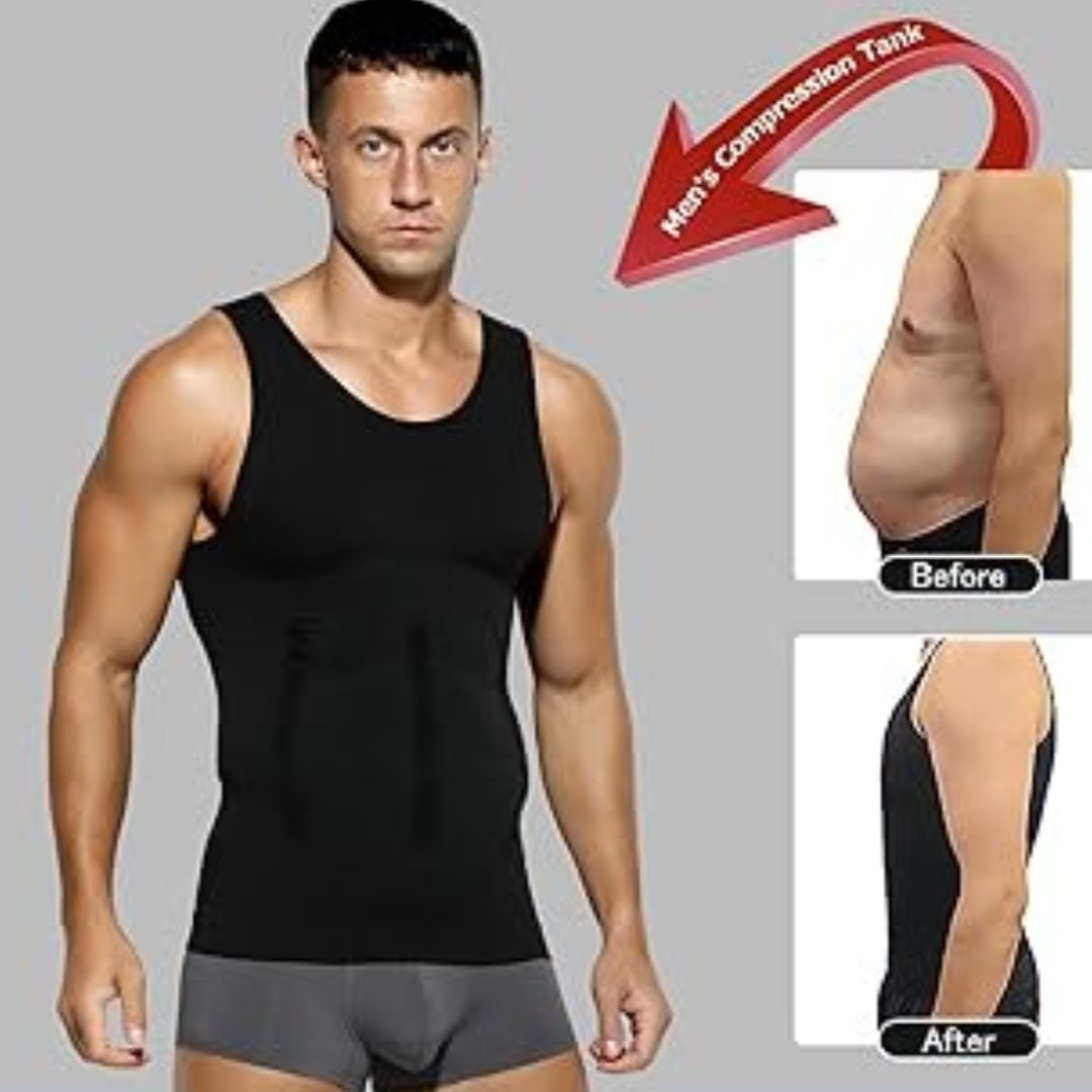 ShapePro™ – Camiseta De Compresión Para Hombre Con 60% Descuento🔥