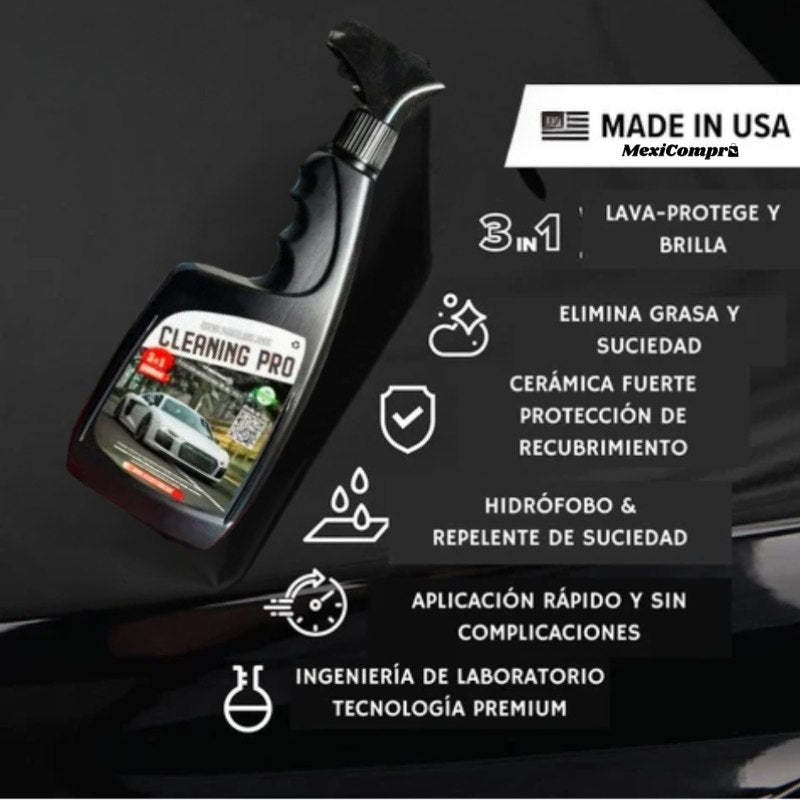 Cera Porcelanizadora Restauradora De Carros Quita Rayones Cleaning Pro®.