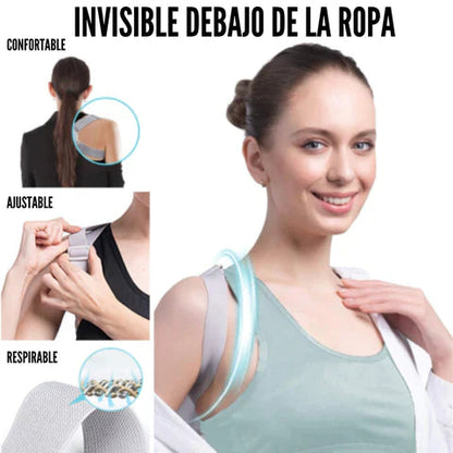 CORRECTOR DE POSTURA PROFESIONAL CON SENSOR INTELIGENTE RECARGABLE