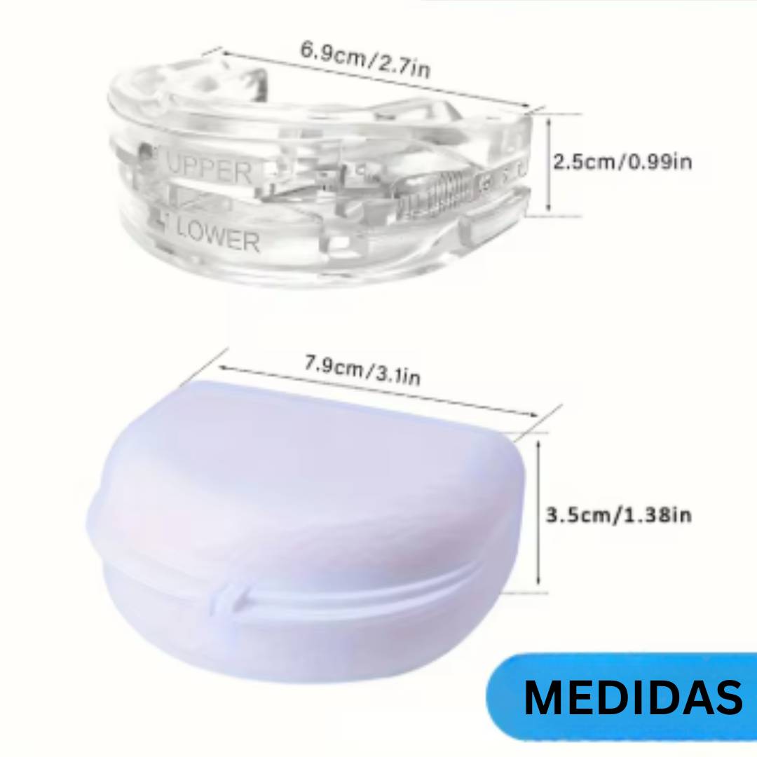 BOQUILLA ANTIRONQUIDOS Y ANTIBRUXISMO MOUTHPIECE® AJUSTABLE CON 60% DESCUENTO🔥