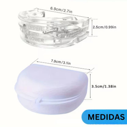 BOQUILLA ANTIRONQUIDOS Y ANTIBRUXISMO MOUTHPIECE® AJUSTABLE CON 60% DESCUENTO🔥